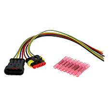 Set reparat cabluri, sistem electric central Fir de cablu 265mm numar pini: 4 ABARTH 500 / 595 / 695 500C / 595C / 695C GRANDE PUNTO PUNTO AUDI 100 C1 100 C2 100 C3 100 C4 200 C2 200 C3 50 0.7-Electric 11.68- SENCOM SEN305230-2