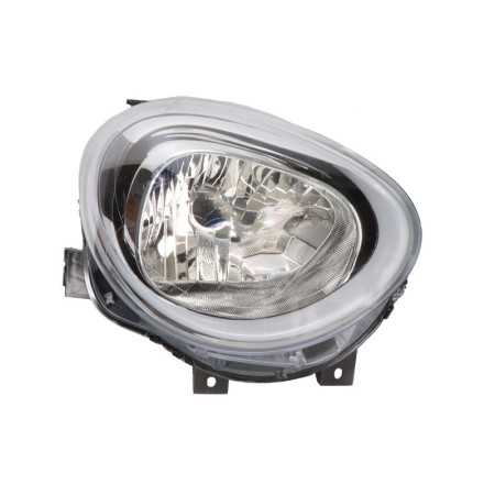 Far Lampa frontala Dreapta H4 electric cu motor culoare insert: negru  FIAT 500X 09.14- DEPO 661-1177RMLDEM2