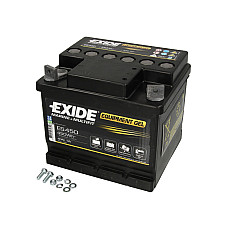 Baterie de alimentare Acumulator EXIDE 12V 40Ah EQUIPMENT GEL/ZEL MARINE/RV R+ borna specifica capat deschis - ford 210x175x175 B13 - flansa de montare 10.5 mm ciclu profund/gel/rezerva EXIDE ES4500