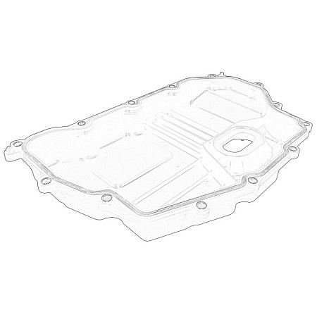Baie ulei, cutie viteze automata Gearbox sump FORD C-MAX II FOCUS III GRAND C-MAX KUGA II TOURNEO CONNECT V408 NADWOZIE WIELKO TRANSIT CONNECT 1.0-2.5 07.10- OE FORD 5154695