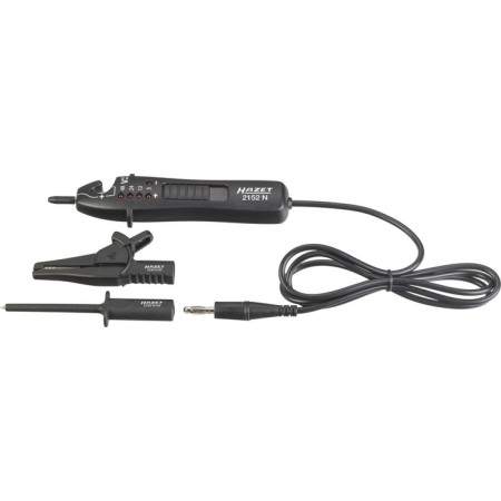 Aparat masurat tensiune Zestaw dla elektronikow Wskaznik napiecia z diodami LED: 5V 12V 24V 48V Przyrzad kontrolny do elektryki i elektroniki pojazdowej HAZET HAZ 2152N/3