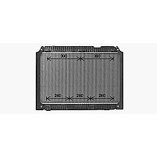 Radiator, racire motor Radiator motor cu rama EURO 6  MERCEDES ACTROS MP4 / MP5 ANTOS AROCS 471.943-OM936.916 07.11- HIGHWAY 10033075HW