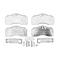 Placute frana Set placute frana OE SOLARIS 0000.182.086