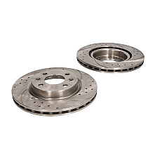 Disc frana de performanta High-efficiency brake disc SPEEDMAX Ventilated Cut-Drilled front  L/R outer diameter 259 mm thickness 206 mm 2pcs DACIA LOGAN LOGAN EXPRESS LOGAN MCV 1.2-2.0 06.89- SPEEDMAX 5201-01-0653PTUOTUV