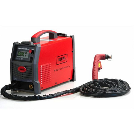 Aparat de taiat cu plasma Sistem de taiere cu plasma PLASMA 45 PRO adancime taiere max: 12mm gama de reglare a curentului de taiere: 20-40A presiune aer comprimat: 5/6bar IDEAL PLASMA45