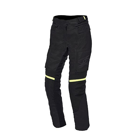Pantaloni din material textil touring SPYKE EQUATOR DRY TECNO LADY culoare antracit negru fluorescent galben marimea 42 120730 10186 42