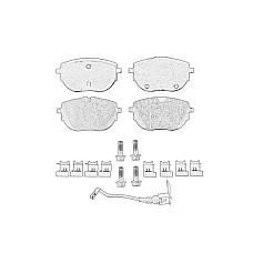 &quot;Set placute frana,frana disc Brake pads set front16&quot;&quot; VW CALIFORNIA T6 CAMPER MULTIVAN T6 TRANSPORTER T6 TRANSPORTER T6 / CARAVELLE T6 2.0/2.0D/Electric 04.15-&quot; OE VW 7LA 698 151D
