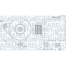 Alternator 12V 120A BMW 3 E46 5 E39 7 E38 X5 E53 Z3 E36 LAND ROVER FREELANDER I MG MG ZT MG ZT- T ROVER 75 75 I 2.0D-3.2 02.98-10.06 MAGNETI MARELLI 063731559010