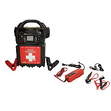"Roboti de pornire ""BOOSTER"" Dispozitiv de pornire BOOSTER model: P19 tensiune: 12V cCA: 1170A curent de pornire maxim: 3100A greutate: 145 kg Aparatul contine baterie" LEMANIA ENERGY 0XLMP193100