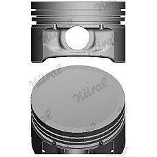 Piston 69 STD DACIA LOGAN LOGAN II LOGAN MCV II SANDERO SANDERO II NISSAN KUBISTAR RENAULT CLIO II CLIO III CLIO III/HATCHBACK CLIO IV 1.2/1.2ALK/1.2LPG 01.01- NURAL 87-450000-00