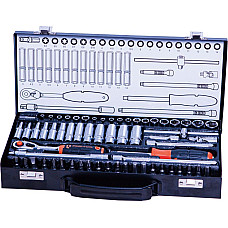 "Set scule Set of tools socket / drive: 1/4"" number of tools: 63 szt." PROFITOOL 0X211MC63