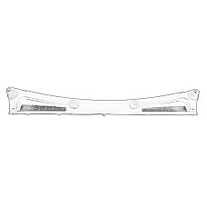 Panou de transfer Plastic scuttle panel FIAT TALENTO NISSAN NV300 OPEL VIVARO RENAULT TRAFIC III 08.14- OE RENAULT 66 81 144 20R
