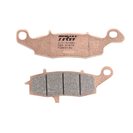 Set placute frana,frana disc placute de frana sinterizate materiale metalice ax din fata TRW AUTOMOTIVE MCB681SV