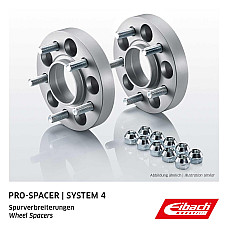 Distantiere de roti Wheel spacer - 2 pcs 5x120 thickness: 20mm locating hole diameter: 64mm - 4 fitting elements included - Yes - natural EIBACH S90-4-20-045