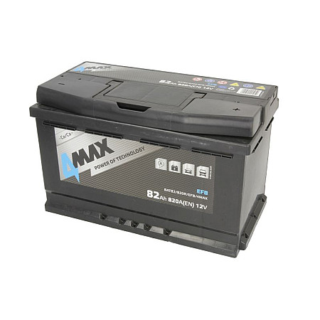 Acumulator Pornire Battery 4MAX 12V 82Ah/820A START&amp;STOP EFB R+ standard 315x175x190 B13 efb/starting 4MAX BAT82/820R/EFB/4MAX