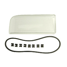 Lentila,far Sticla farului Stanga en with gasket MERCEDES AXOR 2 10.04- HELLA 9ES247 753-001