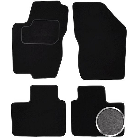Covoras podea textil Floor mats Velours 4 pcs front/rear set colour grey ALFA ROMEO 156 02.97-05.06 Saloon / Station wagon MAMMOOTH MMT A041 ALF40 PRM 02