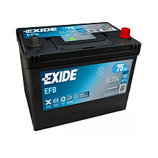 Acumulator Pornire Battery EXIDE 12V 75Ah/750A EFB R+ en 270x173x222 B0 starting EXIDE EL754