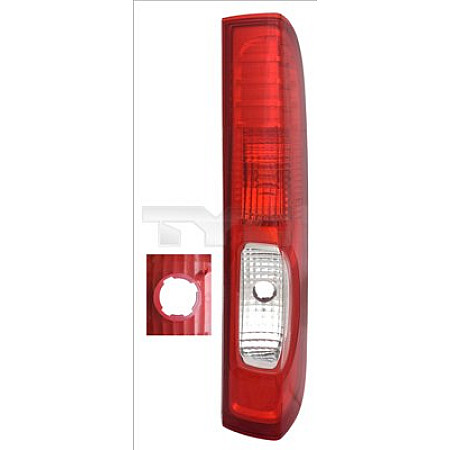 Stop spate Lampa spate Dreapta priza cu 4 caneluri NISSAN PRIMASTAR OPEL VIVARO A RENAULT TRAFIC II 1.9D-2.5D 02.01- TYC TYC 11-12383-31-2
