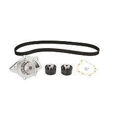 Set pompa apa + curea dintata Set de sincronizare curea + scripete + pompa de apa CITROEN C5 I C8 FIAT ULYSSE LANCIA PHEDRA PEUGEOT 406 607 807 2.2D 02.00- SNR KDP459.320