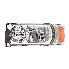 Far Lampa frontala Stanga 4*LED/8*LED/H1/H21W/H7 electric cu motor cu indicator functie lumini de zi culoare insert: cromat culoare semnalizator: portocaliu  SCANIA PGRT 01.03- GIANT 131-SC01312AL