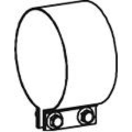 Colier, sistem de esapament DINEX elementul de montare a sistemului de evacuare PB DINEX DIN51893