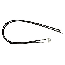 Cablu, frana de parcare Handbrake cable middle/rear L/R 1582mm/1407mm brake type: disc OPEL COMBO TOUR COMBO/MINIVAN 1.3D-1.7D 10.01- ABE C7X021ABE