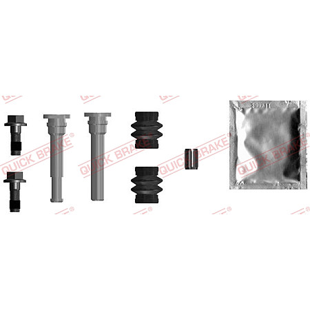 Set bucsi de ghidaj, etrier frana Kit reparare etrier Fata Dreapta/Stanga SKODA FABIA III RAPID VW POLO POLO V POLO VI 1.0-2.0 03.09- QUICK BRAKE QB113-0033X