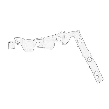 Suport, bara protectie Suport bara Spate Stanga OPEL CORSA D 1.0-1.7D 07.06-08.14 OE OPEL 14 06 209