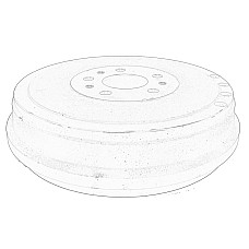 Tambur frana Spate  FIAT DOBLO DOBLO CARGO 1.3D-2.0D 01.10- OE FIAT 51864509