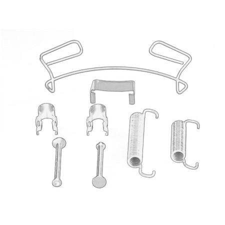 Set accesorii, saboti frana parcare Arc sabot frana IVECO DAILY II DAILY III DAILY IV DAILY V DAILY VI 01.89- OE IVECO 42556902