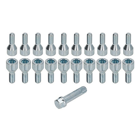 Trusa de montare a jantei de aliaj Fitting kit BOLT-KIT B STAR M12x15x26 + STAR TOOL K17 1 kit / 4 wheels - B/N qty 20 MAK MAK 8000000928
