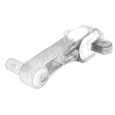Suport motor Engine mount rear L CITROEN NEMO NEMO/MINIVAN FIAT FIORINO/MINIVAN QUBO PEUGEOT BIPPER BIPPER TEPEE 1.4/1.4CNG/1.4D 11.07- OE FIAT 51805435