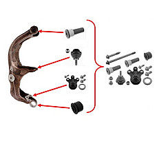 Kit reparatie portfuzeta Peugeot 407 2004 - 2016