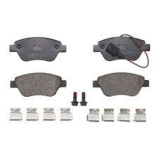 Set placute de frana Fata cu senzor de uzura integrat cu suplimente ALFA ROMEO MITO CITROEN NEMO NEMO/MINIVAN FIAT 500 500 C DOBLO DOBLO/MINIVAN FIORINO 0.9-1.9D 10.01- BRECK 23979 00 701 10