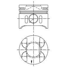 Piston MERCEDES-BENZ SPRINTER autobasculanta 905 KOLBENSCHMIDT 97409600