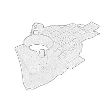 Suport, carcasa filtru aer Air filter mounting CITROEN C3 II DS3 PEUGEOT 2008 I 206+ 207 207/HATCHBACK 208 I 208/HATCHBACK 1.4D 02.06- OE PEUGEOT 1436S2