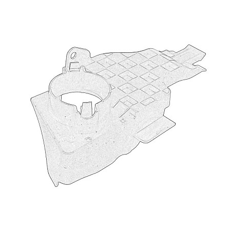 Suport, carcasa filtru aer Air filter mounting CITROEN C3 II DS3 PEUGEOT 2008 I 206+ 207 207/HATCHBACK 208 I 208/HATCHBACK 1.4D 02.06- OE PEUGEOT 1436S2