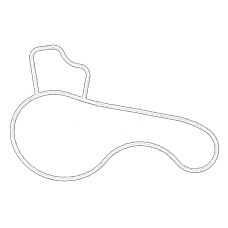 Garnitura, pompa de apa Water pump gasket TOYOTA AURIS C-HR COROLLA 1.2 03.15- OE TOYOTA 16271-47060