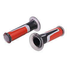 Miner Grips ghidon diametru 22 24mm lungime 120mm Culoare drum negru gri rosu Harri's buc ARIETE 01687 AR