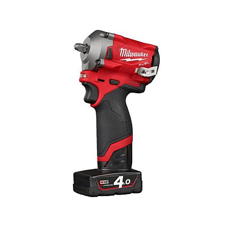 Pistol de impact pneumatic sursa de alimentare: pe baterii M12 FIW38-422X patrat extern 3/8 cuplu maxim: 339Nm 12V 2 x 2 / 4Ah impachetare: valiza baterie inclusa incarcator inclus MILWAUKEE 4933464613
