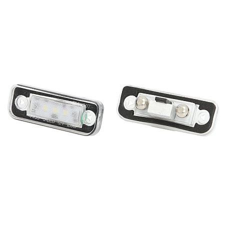 Elemente iluminare Licence plate lamp LED ligght colour: white set 12V with road approval MERCEDES C T-MODEL S203 C W203 CLS C219 E T-MODEL S211 E W211 SLK R171 05.00-02.11 M-TECH CLP027