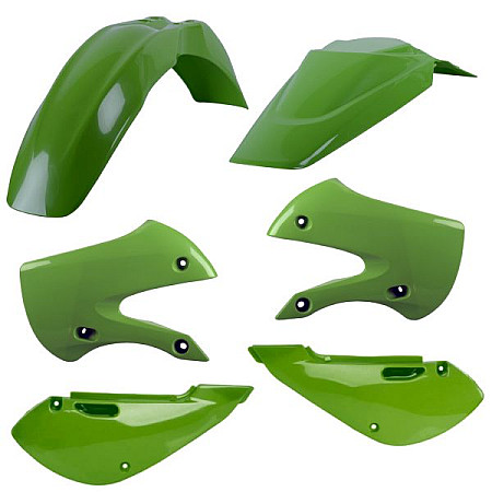 Kituri de plastic Off-road plastic accessories colour OEM KAWASAKI KX 65 2000-2021 CEMOTO 91244 CEM