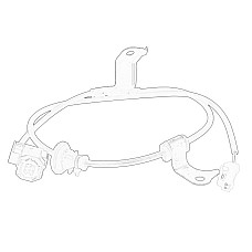 Cablu conectare, ABS Conducta ABS Stanga TOYOTA YARIS 1.0-1.8 08.05-12.12 OE TOYOTA 89516-0D080