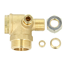 "Parts for compressors AIRPRESS/EVERT Zawor zwrotny 3/4""-3/8"" pentru compresor EVERT320/100" AIRPRESS 2236110535