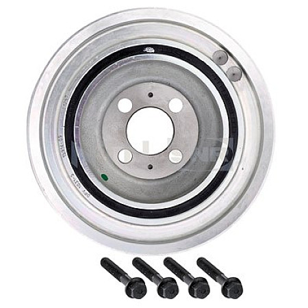 Fulie curea, arbore cotit Crankshaft pulley with bolts IVECO DAILY III DAILY IV DAILY V DAILY VI FIAT DUCATO 2.3D/3.0D/Electric 12.01- SNR DPF358.13K1