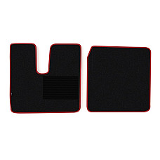Covor compartiment picioare F-CORE sofer + pasager cantitate in set 2 szt. material - velours culoare - rosu cabina larga XXL MAN TGA 06.99- F-CORE F-CORE MT05 RED