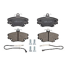 Set placute de frana Fata cu suplimente DACIA LOGAN LOGAN MCV SANDERO PEUGEOT 205 II 309 I 309 II RENAULT 11 18 18 VARIABLE 19 I 19 I CHAMADE 19 II 1.0-Electric 04.78- BRECK 21463 00 702 10