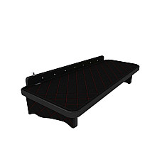 Raft interior cabina ofer Cabin shelf right colour: neagra/red series: ELEGANCE Q SCANIA LPGRS 06.17- F-CORE F-CORE FT39 BLACK/RED