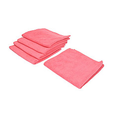 Microfibre Microfibra gramaj: 320g/m culoare: rosu in set 5 buc lungime 40 cm x latime 40 cm x grosime 15 mmaplicatie extern interior destinat pentru pentru aplicare generala KAJA KJA CW 6179